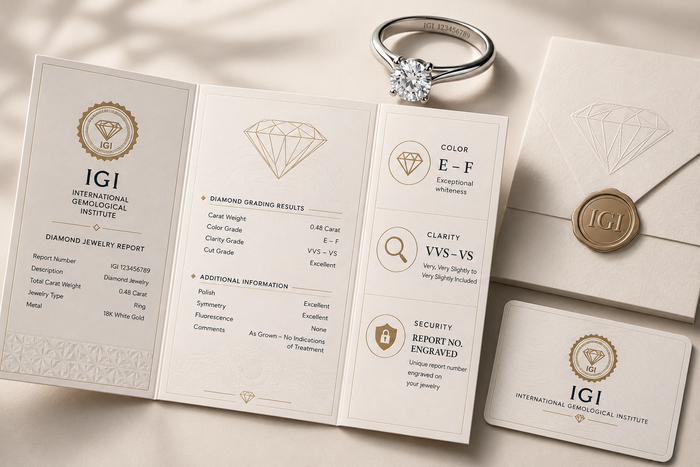 IGI Diamond Jewelry Report