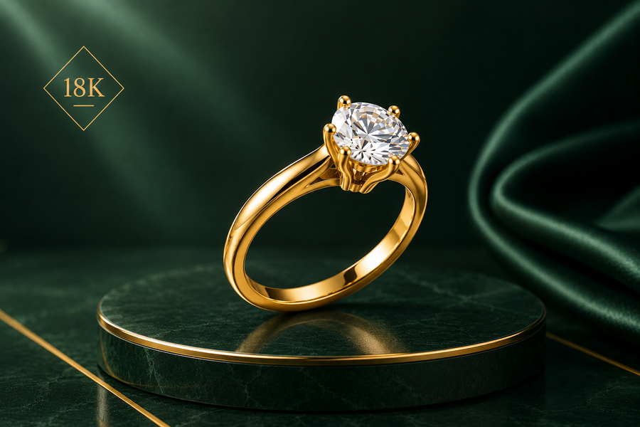18K Gold