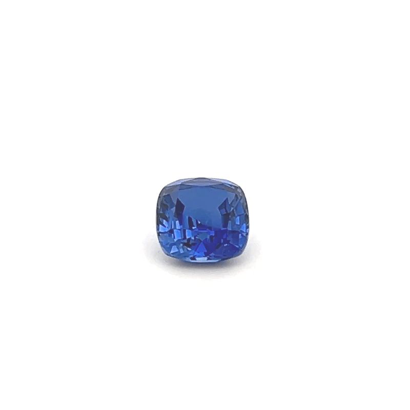 3.20ct Cushion Blue Lab Grown Sapphire For Pendants