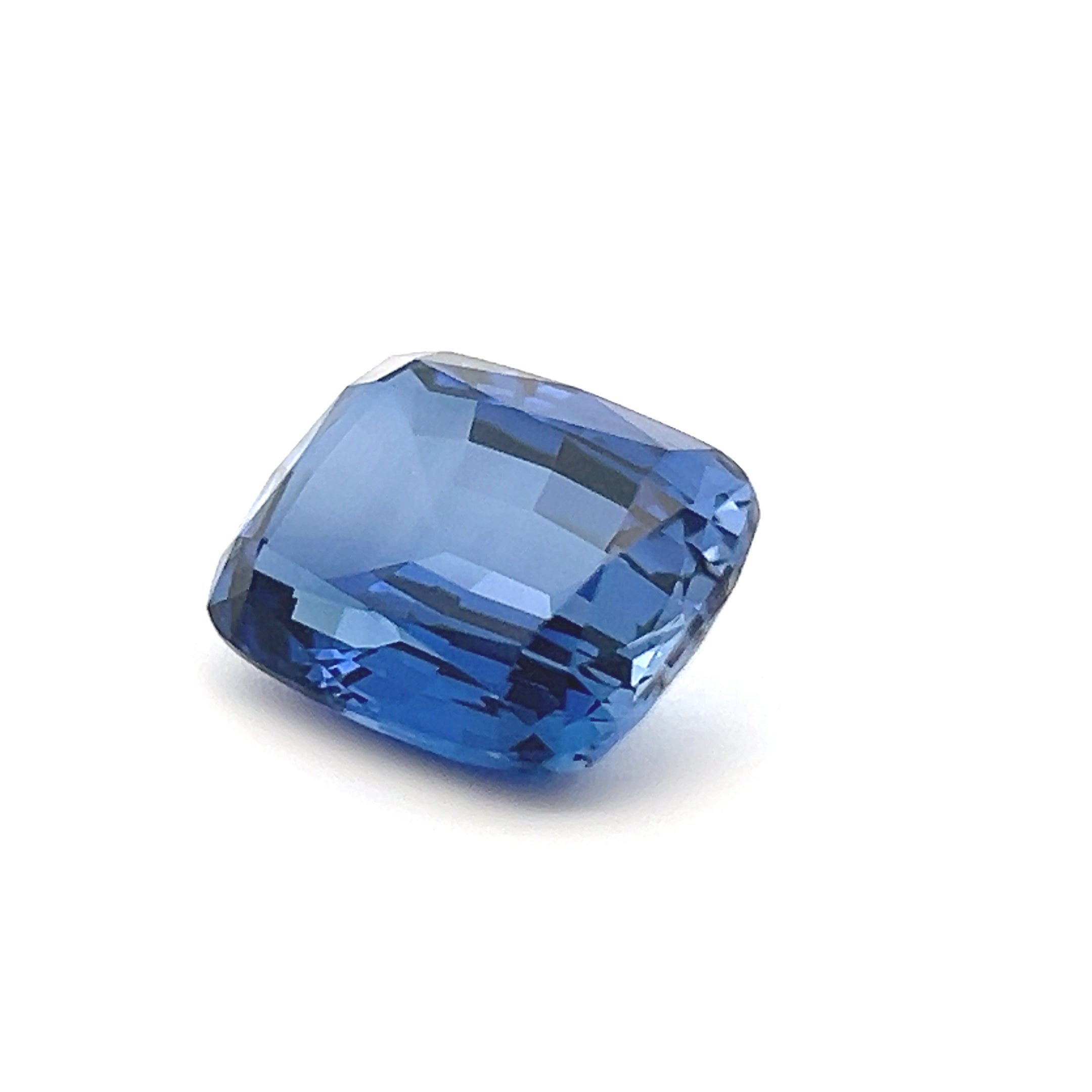 8.01Ct Blue Elongated Cushion Lab Grown Sapphire For Rings And Pendants