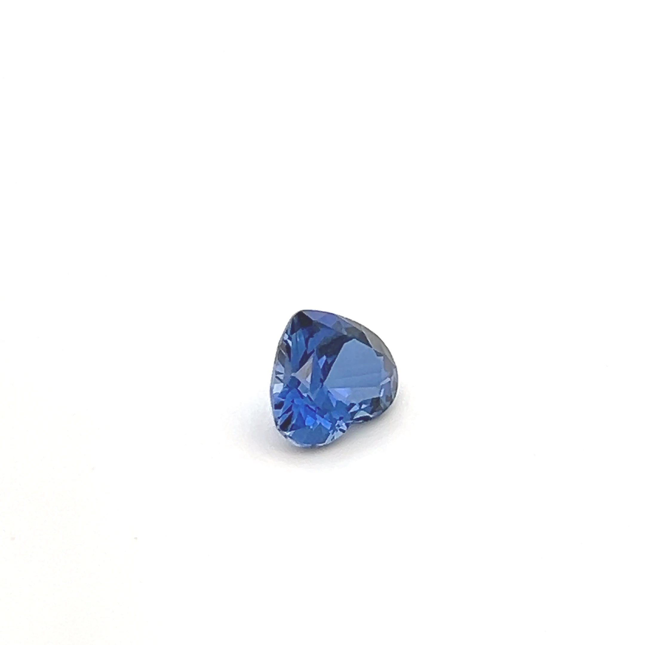 2.16Ct Heart Blue Lab Grown Sapphire For Rings & Pendants