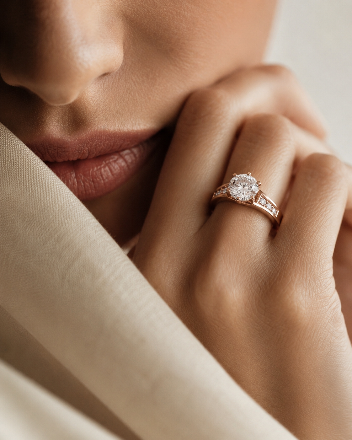 9KT Rose Gold, 14KT Rose Gold, 18KT Rose Gold