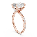 Lab Grown Radiant Diamond Ring
