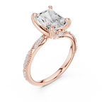 Lab Grown Radiant Diamond Ring