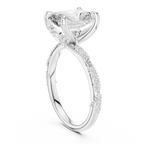 Lab Grown Radiant Diamond Ring