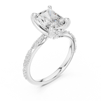 Lab Grown Radiant Diamond Ring