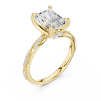 Lab Grown Radiant Diamond Ring