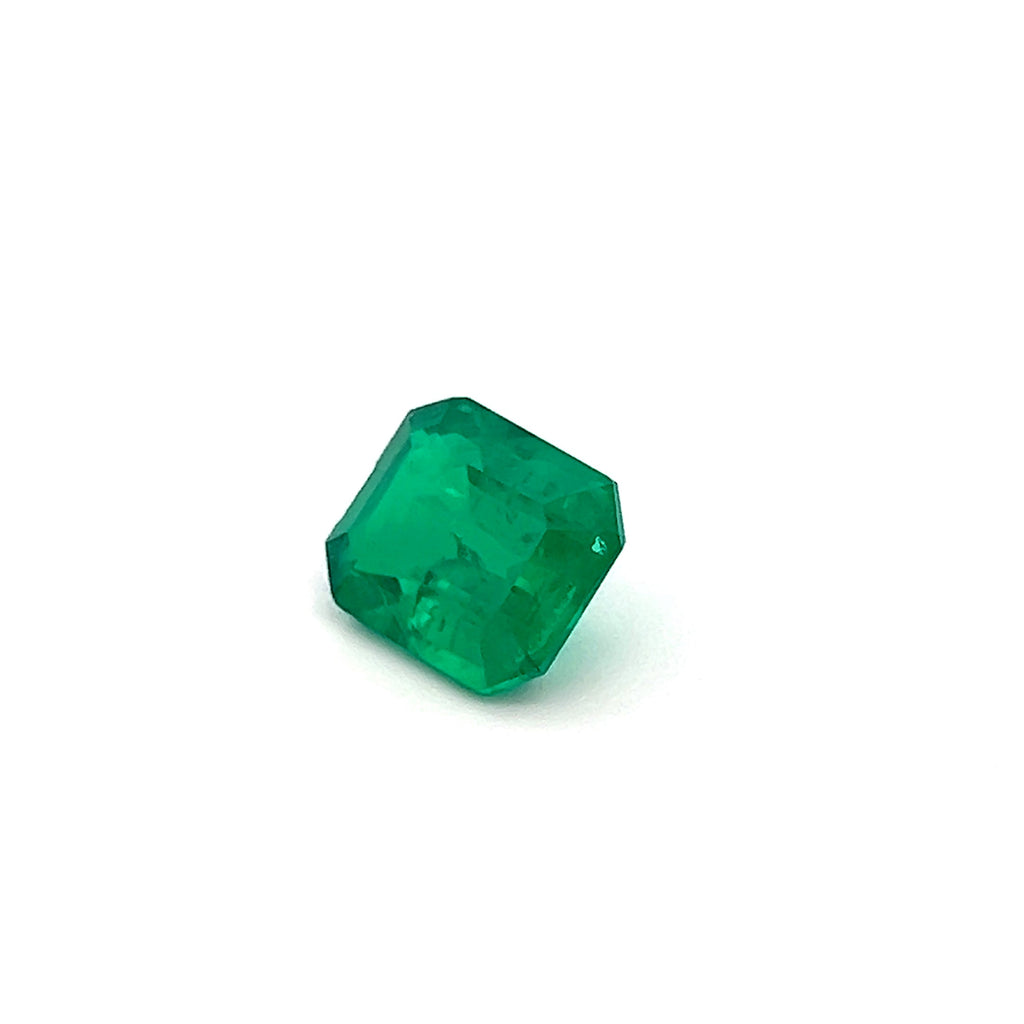 3.96Ct Lab Grown Emerald Octago