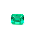 Lab Grown Green Emerald 5.66Ct Octagon
