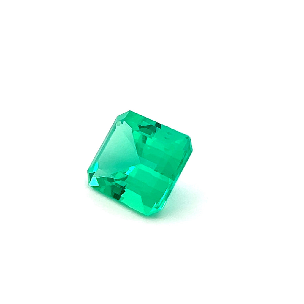 Lab Grown Green Emerald 5.66Ct Octagon