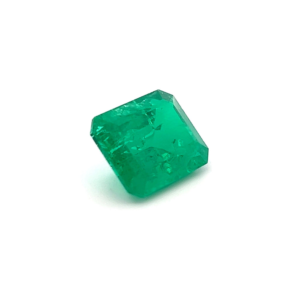 Octagon 7.10 Ct Lab Grown Emerald – Stunning Green Gem