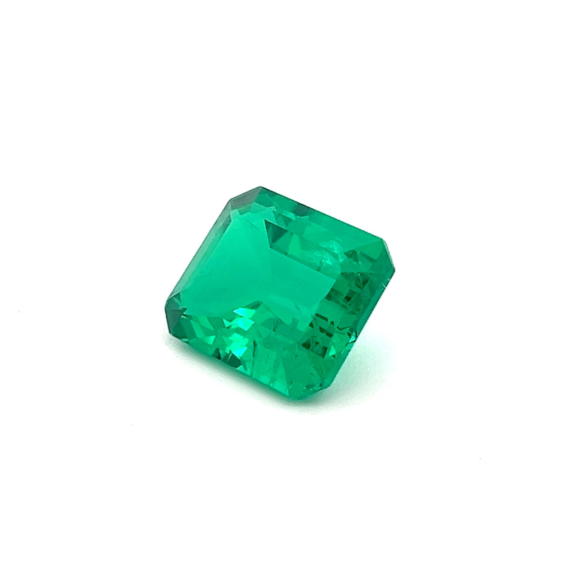 7.13 Ct Green Emerald Octagon