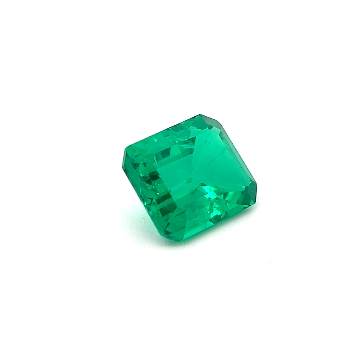 7.13 Ct Green Emerald Octagon