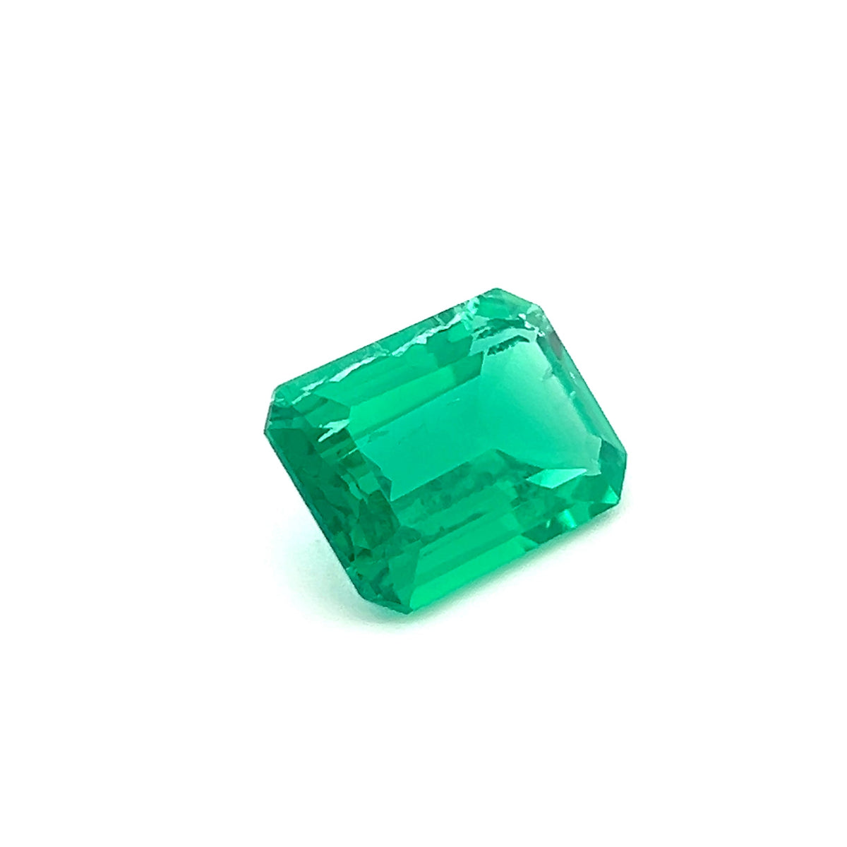 Octagon 8.59 Ct Lab-Grown Emerald 