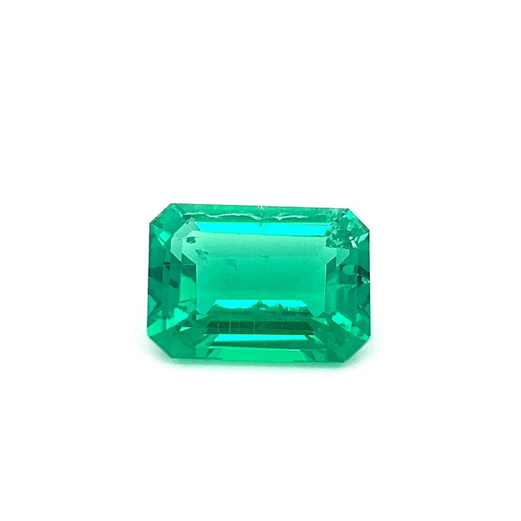 Octagon 8.59 Ct Lab-Grown Emerald 