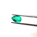 1.40Carats Pear Lab Grown Colombian Emerald