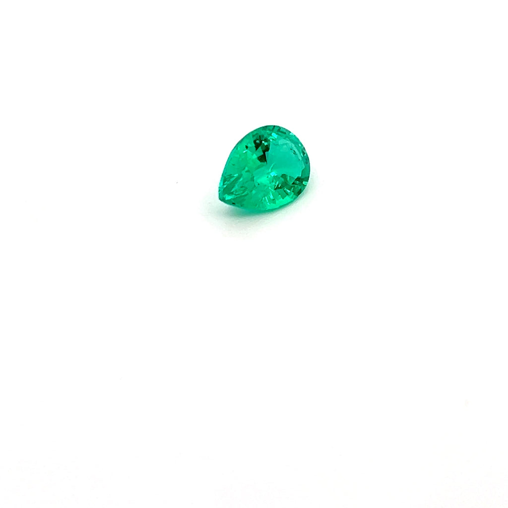 pear colombian emerald 1.79ct