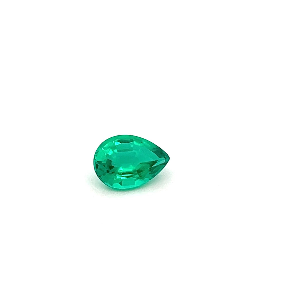 pear colombian emerald 1.80ct