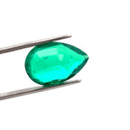 Lab Grown Green Emerald  8.32 Carats Pear