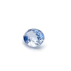 Lab Grown Light Blue Sapphire 5.16 Carat Oval