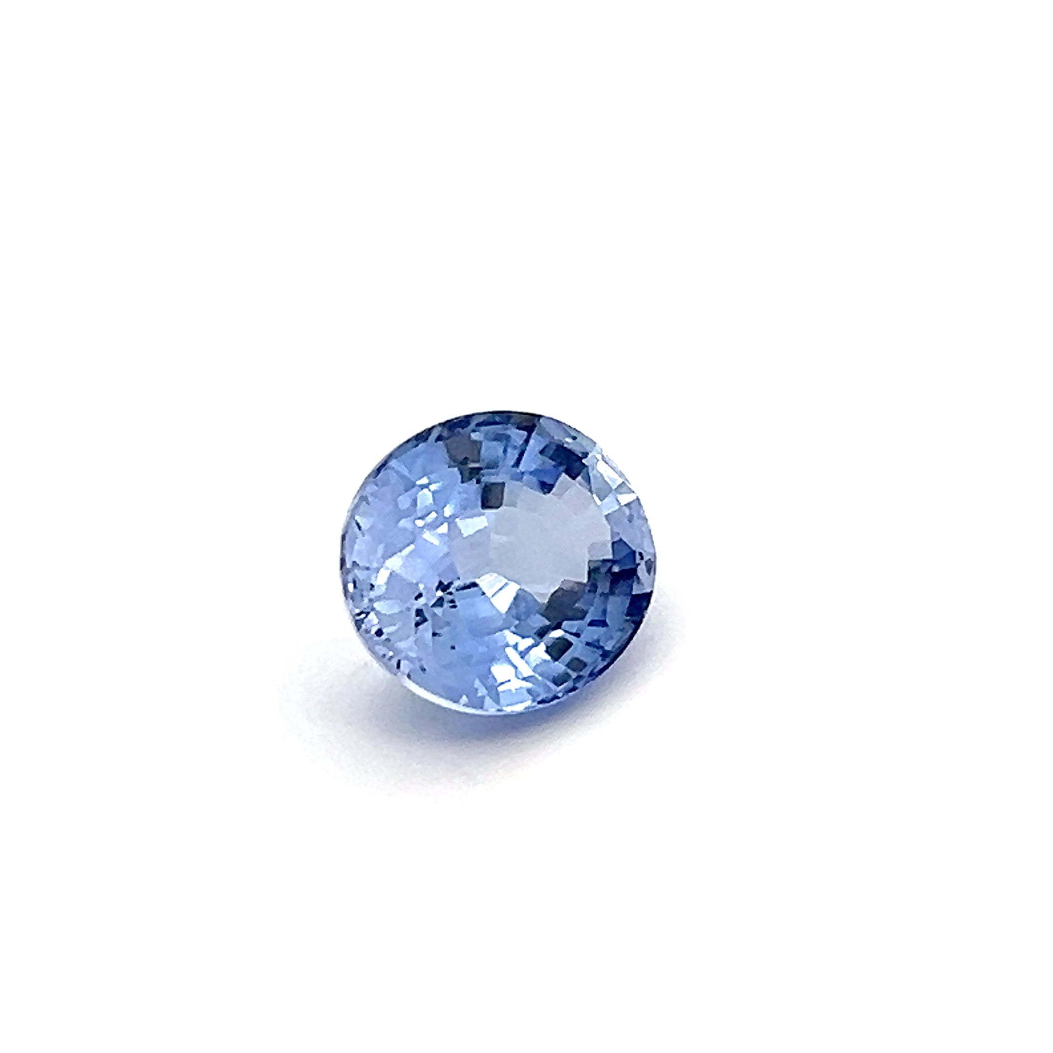 oval sapphire blue gemstone 6.44ct