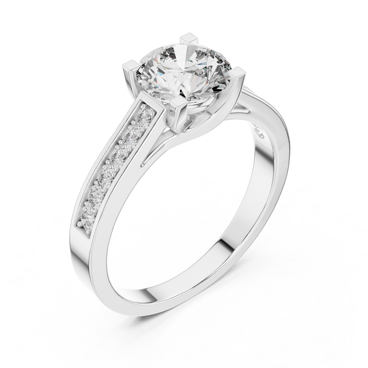 9KT White Gold, 14KT White Gold, 18KT White Gold