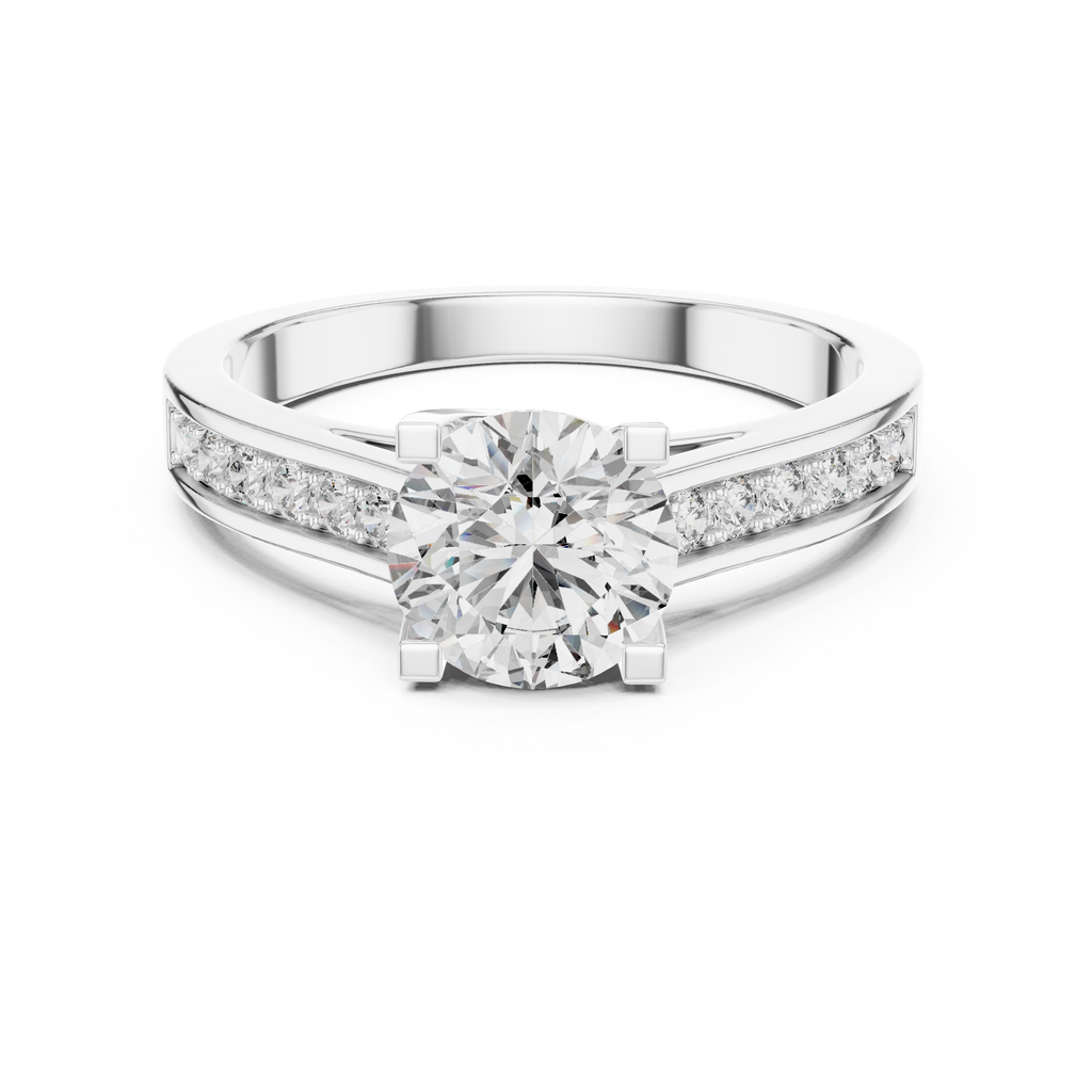 9KT White Gold, 14KT White Gold, 18KT White Gold
