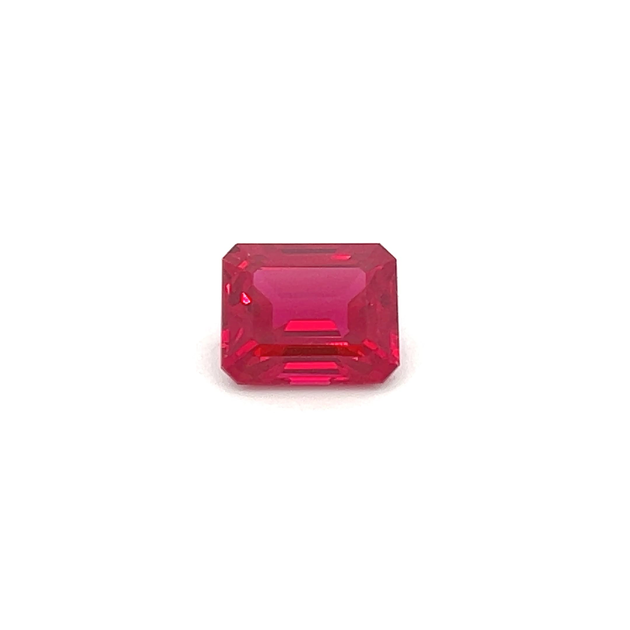 Octagon Lab Grown Ruby – 6.46 Carat