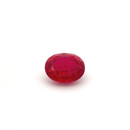 7.36 Ct Oval Lab Grown Ruby – Ideal for Custom Jewely