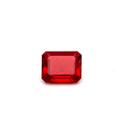 3.74ct octagon red beryl
