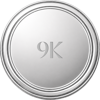 9KT White Gold