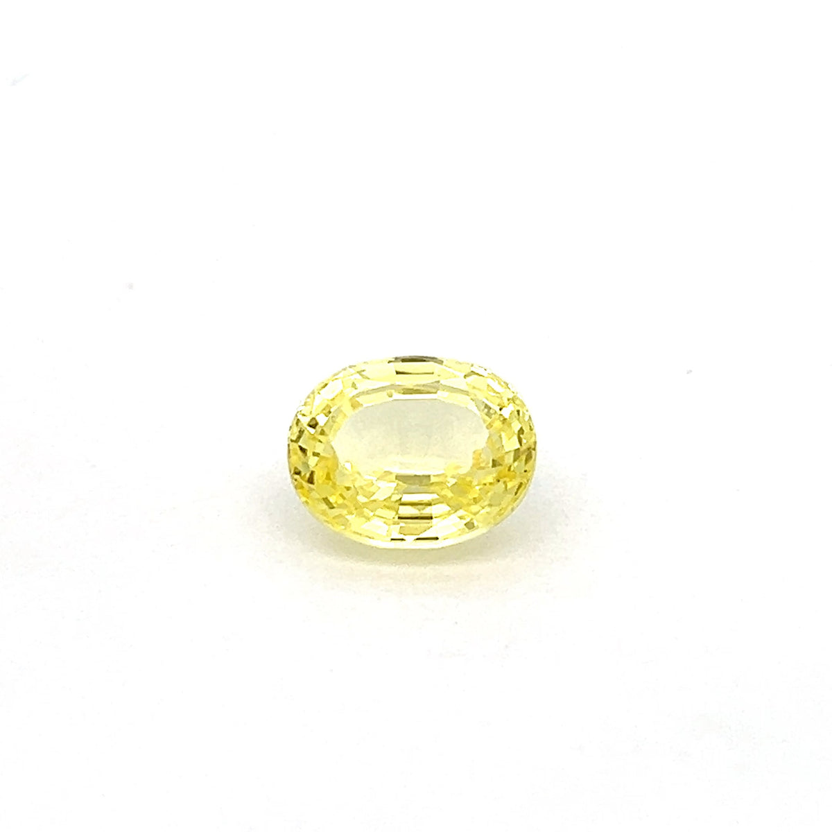 oval yellow sapphire 5.75ct