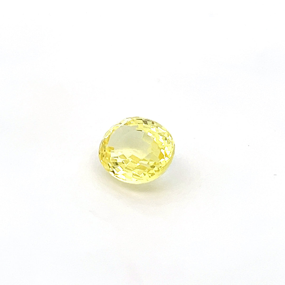 oval yellow sapphire 5.75ct
