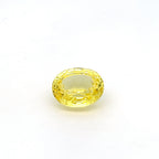 oval yellow sapphire 7.32ct
