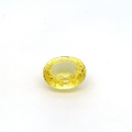 oval yellow sapphire 7.32ct