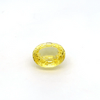 oval yellow sapphire 7.32ct
