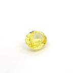 oval yellow sapphire 7.32ct