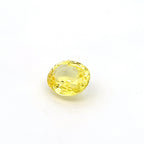 oval yellow sapphire 7.32ct