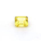 octagon yellow sapphire 7.41ct