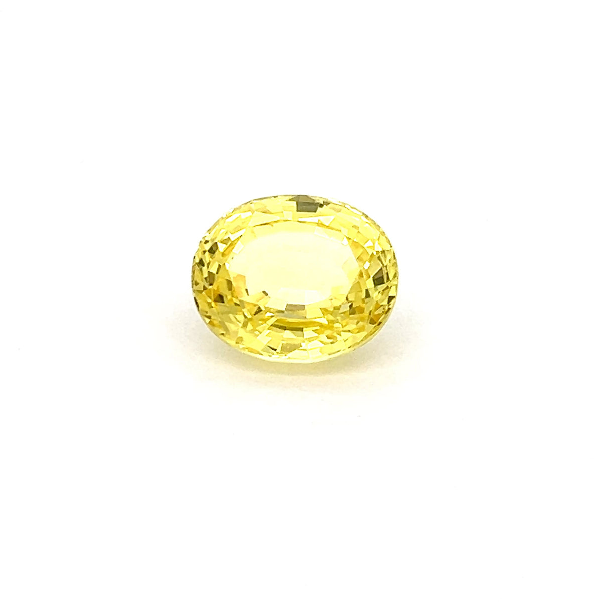 oval yellow sapphire 8.68ct