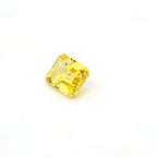 Octagon  yellow sapphire 5.49ct