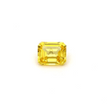Octagon  yellow sapphire 5.49ct