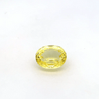 oval yellow sapphire 6.63ct