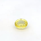 oval yellow sapphire 6.63ct