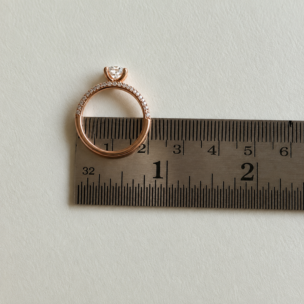 Measuring an existing ring
